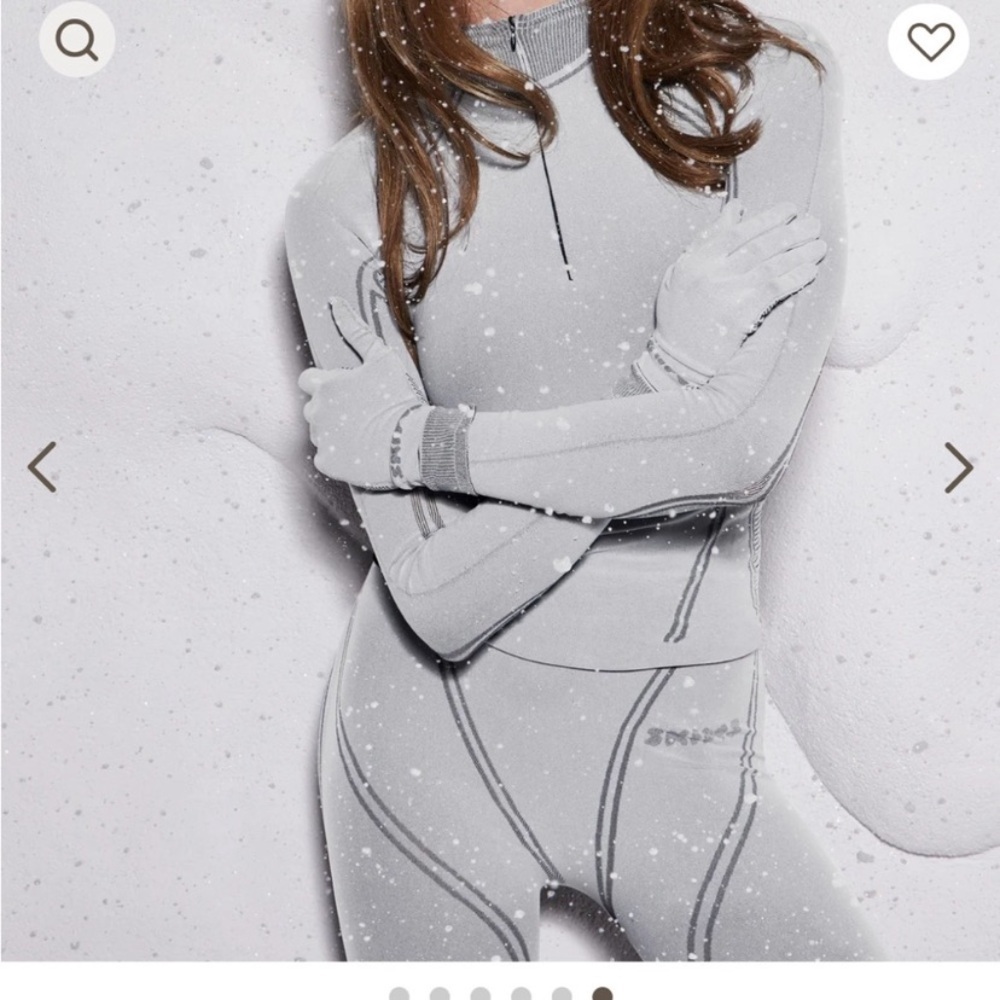 Skims First Layer turtleneck top in Mirror NWT size 2X- 4X RARE snow winter ski